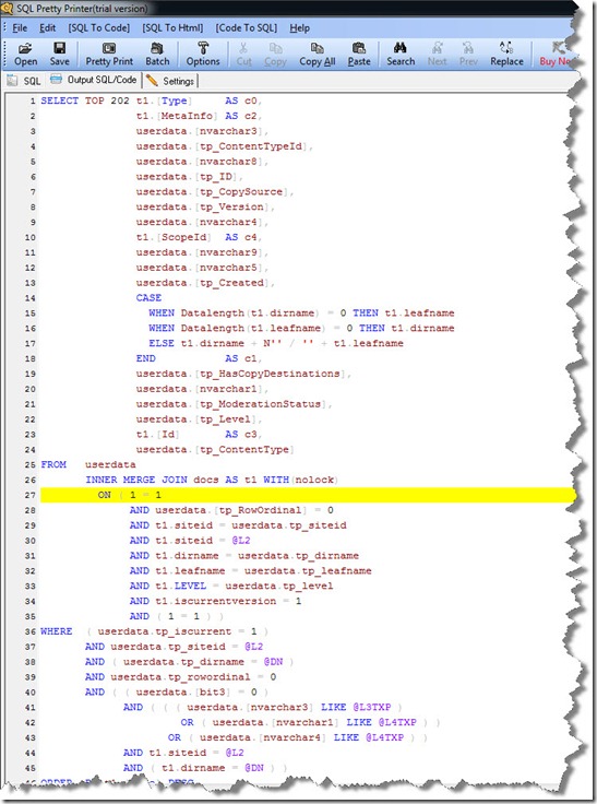 [软件工具]SQL Pretty Printer 中道学友 博客园